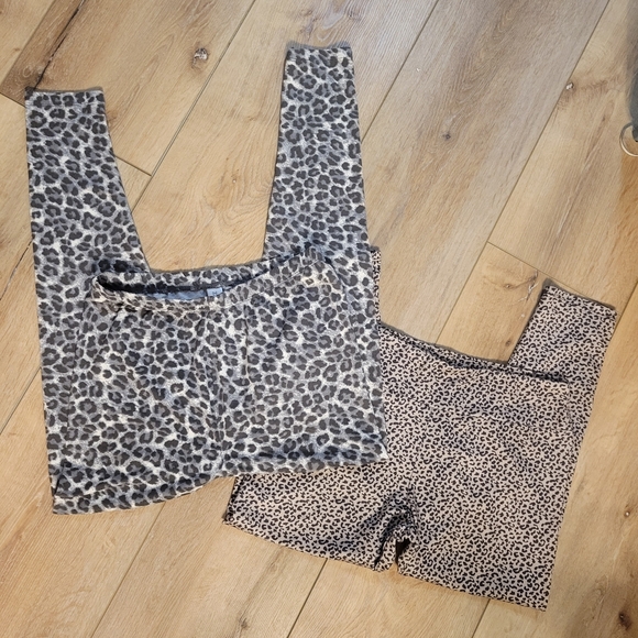 Leopard Print Legging Bundle Size L - Picture 1 of 6